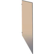 ASI Global répartit panneau Partition noyau noir phénolique sans supports - 54-1/2" W amande