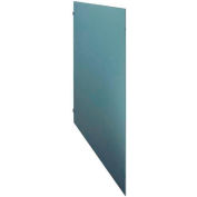 ASI Global Partitions Steel Partition Panel w/o Brackets - 54-1/2"W Charcoal