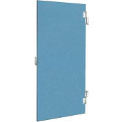 ASI Global Partitions Polymer Inward Swing Partition Door - 24"W Azure