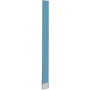 ASI Global répartit polymère pilastre w / chaussure - 3" W x 82" H bleu