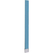 ASI Global répartit polymère pilastre w / chaussure - 18" W x 82" Azure H