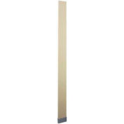 ASI Global cloisons acier pilastre w / chaussure - 24" W x 82" H amande