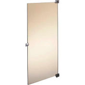 ASI Global Partitions phénoliques noyau noir Swing centripète Partition porte w/Hardware-24 "W Neutral Glace