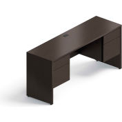 Global™ Credenza - Double Espresso foncé de piédestal - 66"- - série de Gênes