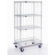 Nexel® 63"L Rods For Wire Shelving Units - Chrome (Set of 3)