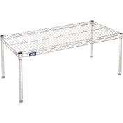 Nexel® Chrome Wire Dunnage Rack - 36"W x 18"D x 14"H