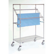 Nexel® Chrome High Profile Sterile Wrap Rack, 48"L x 24"W x 68"H