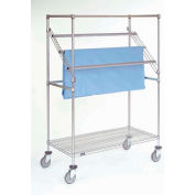 Nexel® Chrome High Profile Sterile Wrap Rack, 60"L x 24"W x 68"H