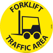 Global Industrial™ « Forklift Traffic Area » Panneau de plancher, 17 » Dia.