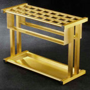 Grille Style Satin Brass parapluie pour jusqu'à 24 Full & Tote taille parapluies