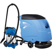 Auto Walk-Behind 18" Floor Scrubber Kit w/ Free 6.6 Gal. Wet/Dry Vac by Global Industrial