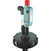 Alarme de bas niveau de réservoir IBC, polypropylène, avec tuyau d’alimentation et indicateur de débit, Tube de raccordement 1/2"