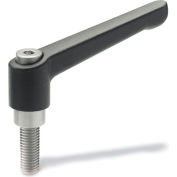 J.W. Winco 10N32A08K Zinc moulé levier réglable avec acier inoxydable composants M10 x 32mm Stud