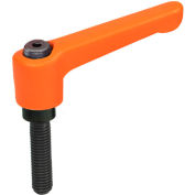 J.W. Winco 5T32A02O Zinc moulé sous pression réglable levier w / composants en acier - 5/16-18 x 1,26 Stud