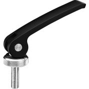 JW Winco 63-10X32-40 Levier de serrage avec came excentrique, goujon fileté et plaque de contact réglable
