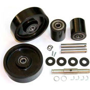 Standard Pallet Jack Load Wheel Kit for Crown PTH with 2 Ultra-Poly 70D Wheels 