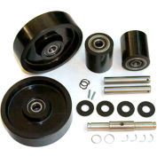 Kit de roue complet pour palette manuelle Jack GWK-2ZE57-CK - S’adapte dayton modèle # 2ZE57
