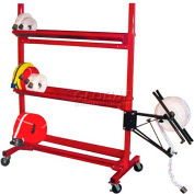 Chariot à tuyau souple à trois étages Ready Racks™ – supporte jusqu’à 2000 pi de tuyau souple de 2 1/2 po