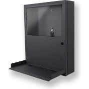 Enceintes PC Defender ordinateur & boîtier moniteur, 24" W x 6-1/2 « D x 30 » H, Black