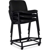 Socle roulant pour chaises empilables Offices To Go™, série OTG11703