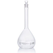 Flacon, Volumétrique , Globe Glass, Classe B, À contenir (TC), ASTME288, 1000mL