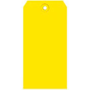 Global Industrial Shipping Tag #7, 5-3/4"L x 2-7/8"W, Yellow, 1000/Pack
