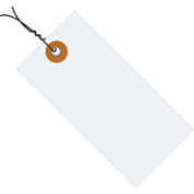 Tyvek® Étiquettes d’expédition, Précâblé, #6, 5-1/4 « L x 2-5/8"W, Blanc, 1000/Pack