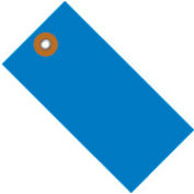 Tyvek® Étiquettes d’expédition, #8, 6-1/4"L x 3-1/8"W, Bleu, 100/Pack
