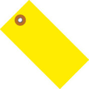 Tyvek® Étiquettes d’expédition, #8, 6-1/4"L x 3-1/8"W, Jaune, 100/Pack
