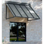 Awntech H23-6PTR, Standing Seam Awning 6' 8"W x 3'D x 2'H Pewter