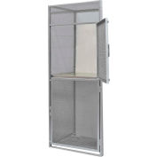Hallowell BSL366090-R-2A-HG Bulk Tenant Storage Locker Double Tier Add-On 36x60x45 - Dark Gray