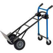 Harper™ DTC8635P 4-in-1 Convertible Heavy Duty Hand Truck - Solid Rubber Wheels - 900 Lb. Cap