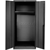 Hallowell 835W24A-ME, armoire penderie, 36" W x 24 « D x 78 » H, Midnight Ebony, assemblés