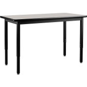 Interion® Table utilitaire - 72 x 30 - Nébuleuse grise