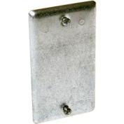 Couvre-boîte pratique Hubbell 860, vierge, qté par paquet : 25