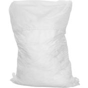25" Ropeless Hamper Bag, Poly/Cotton, White, Straight Bottom - Pkg Qty 12