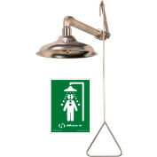 Haws® AXION® MSR 8133H Corrosion-Resistant Stainless Steel Horizontal Supply Drench Shower
