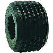 1/8" NPTF Socket Head Pipe Plug - 7/8" Taper - Flush Seal - Steel - Pkg of 100 - Holo-Krome 12004