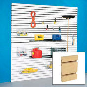 48 "x 48" Slatwall - bouleau stratifié, sans caches du panneau, qté par paquet : 4