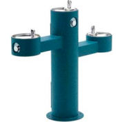 Halsey Taylor® Endura II™ Triple Bowl Fontaine à boire sur piédestal extérieur