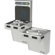 Halsey Taylor Bi-Level HydroBoost Water Refilling Station, Stainless, HTHB-HAC8BLSS-NF