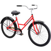 Husky Bicycles 26" Lady Industrial Cruiser HD-105, Red