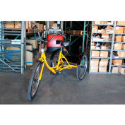 Husky BicyclesIndustrial Tricycle, 3 Speed, 26'' Wheels, 600 Lb. capacité, Comprend Panier, Rouge