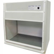 HEMCO® EcoFlow Fume Hood with Vapor Proof Light and Built-In Blower, 48"W x 23"D x 36"H