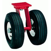 Hamilton® Dual Pneumatic Forged Swivel 8" Pneumatic Roller 660 Lb. Caster