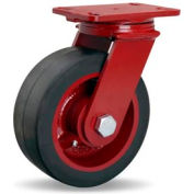 Hamilton® ForgeMaster™ Swivel 8 x 3 Mold-On Rubber Roller 840 Lb. Caster