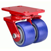 Hamilton® Heavy Service Swivel 6 x 2 Duralast™ XC Ball 2500 Lb. Dual Caster