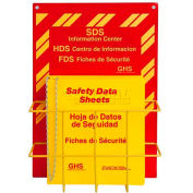 Horizon Mfg. Tri-Lingual SDS Binder and Safety Station, 3015, 1-1/2"W Binder