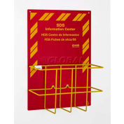 Horizon Mfg. Economy Right-To-Know Center, 3034, 3 Language Sign & Yellow Wire Rack