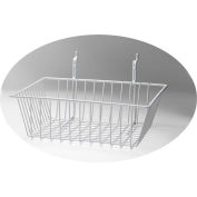 Fil de horizon MFG. blanc panier, 5084-W, 12" L X 12" W X 8 "H